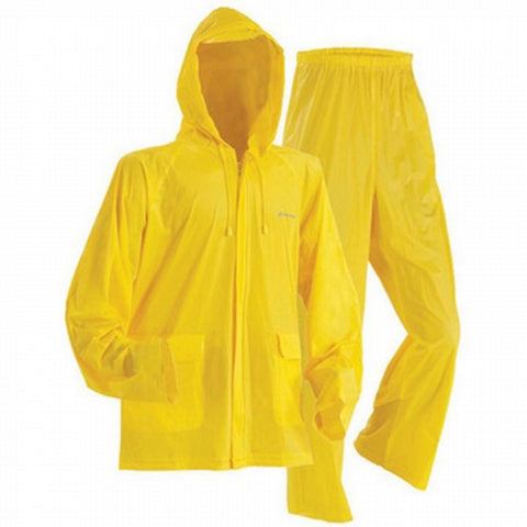 Stearns 8045YEL-02-000 100% Waterproof Durable Lightweight PVC Rainjammer Yellow Small Rainsuit