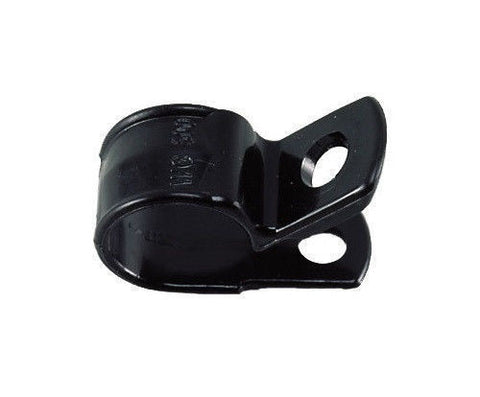 Perko 0196DP6 1/2" W x 5/8" I.D. Black Polymer Weather Resistant Cable Strap (10)