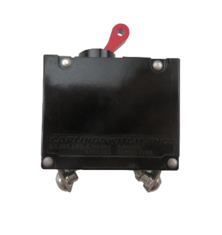 Carling AB2-X0-00-047-9G1-C A-Series Double Pole Red Toggle 15A Circuit Breaker
