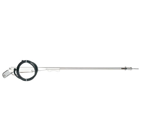 Marinco 33086W Premiere 20”-25” Adjustable Stainless Steel Single Wiper Arm with Spray Nozzle
