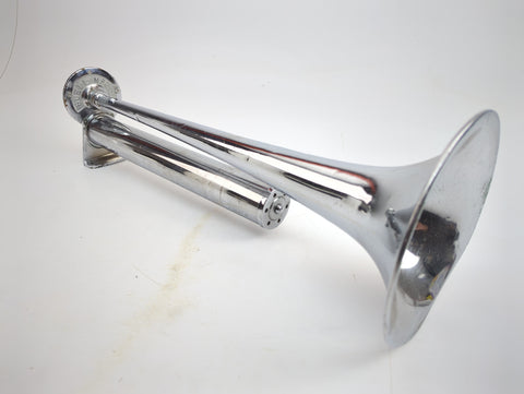 Buell 5400 Trombone Vintage Chrome Plated Bronze 23" Hand Operated Self-Powered Horn