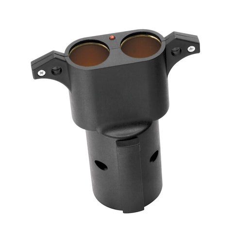 Draw-Tite 118019 Tow Ready Black 7-Way to Cigarette Lighter Plug Wiring Adapter