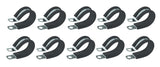 Ancor 403182 Marine Grade Nylon 3/16” Stainless Steel Cushion Cable Clamp Umpco Adel Lot of 10
