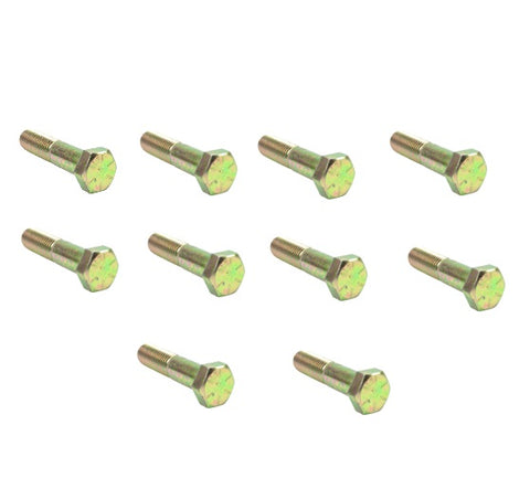 NUCOR 00080-3232-452 Grade 8 3/4-10 X 3-1/2"  Yellow Zinc Steel Hex Bolts Head Cap Screw 10-Pack