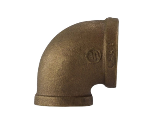 Lee Brass 0303 Bronze 1-1/2" X 1-1/14" 90° Degree Reducing Elbow Pipe Fitting