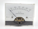 Hoyt Electric 3126 Vintage 2-1/2" Panel Mount 60 AMP AC Amperes Gauge Meter