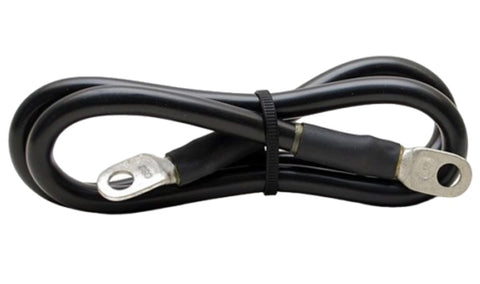 Marine Grade Black 4 AWG X 32" Stranded Tinned Copper Boat Battery Cable and Terminals Ancor 189134