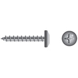 Marine Grade #10 X 3/4" Stainless Steel Pan Head Phillips Tapping Screw Fasco Fastener MP0549 0549MP 10-Pack