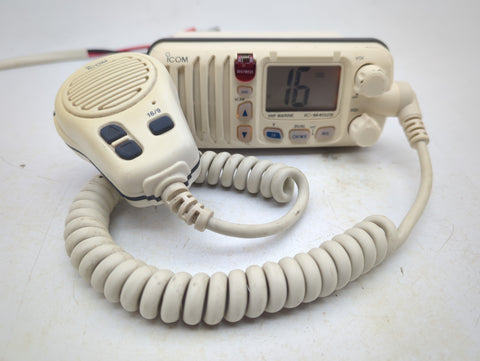 Icom IC-M402S Boat Marine Waterproof DSC VHF Radio Transceiver with Microphone