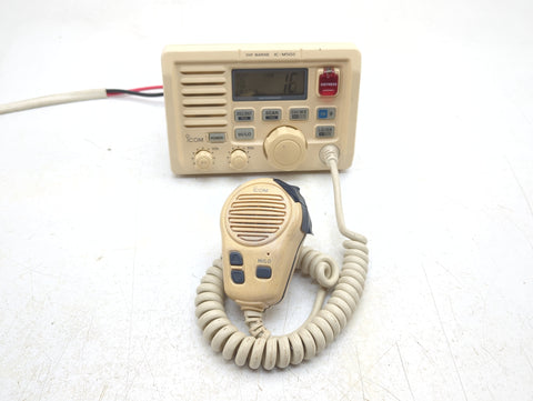 Icom IC-M502 Boat Marine Waterproof DSC VHF Radio Transceiver Hailer with Microphone