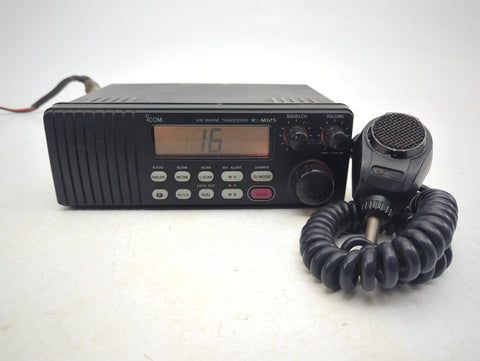 Icom IC-M125 Boat Marine Hailer VHF Transceiver Radio Receiver