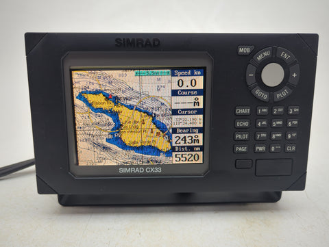 Simrad CX33 Boat Marine Color 6" TFT MFD FishFinder Chartplotter Display
