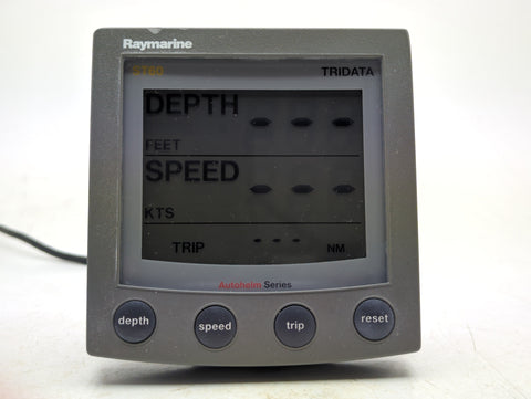 Raymarine ST60 TRIDATA Autohelm A22004 A22013 A22017 Raytheon Depth Speed Temp Log Display