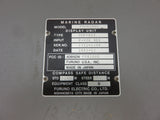 Furuno RDP-067 FR-8100D Boat Marine Bird Finder 12" CTR Radar Display