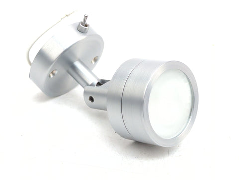 Imtra ILIM40402 Hobart Marine Brushed Chrome Bulkhead LED Chart Reading Light with Switch