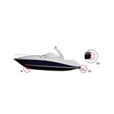 Side-Power EX95S 24V External Pod Bow or Stern Yacht Thruster with I-BOX Control Center