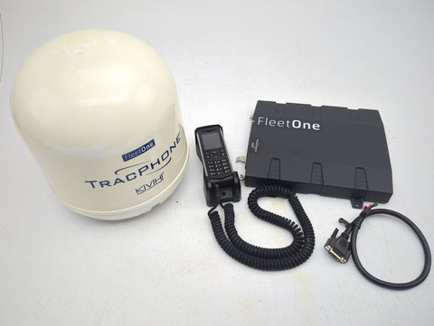 KVH TracPhone Fleet One 01-03198 Boat Marine Broadband Compact Dome Satellite Phone System