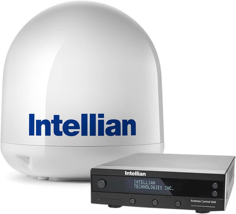 Intellian i4 B3-401S Marine Satellite TV System with North America LNB Receiver and ACU