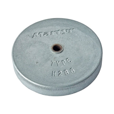 Martyr CMH2B6Z H2B6 Boat Marine 6" X 1" Commercial Heat Exchanger Zinc Anode