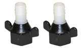 SHURflo 244-2936 Nylon 1/2” Wingnut Swivel X 5/8" Hose Barb Straight Pump Fitting 94-181-02 2-Pack