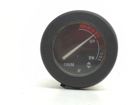 Mercury 79-817033A1 Boat Marine Black and Red 2" Power Trim Gauge Meter 79-817544