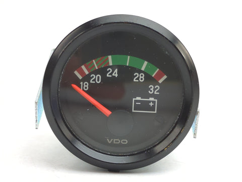 VDO 332 902 Cockpit International 2" Black 24V Volt Voltmeter Gauge Analog Meter 332-902 332902