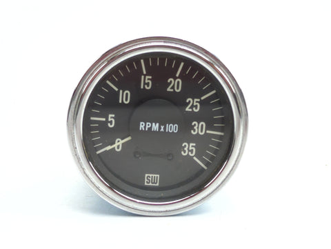 Stewart Warner 994-E 994EW5 Marine Grade 3500 RPM Tachometer Tach Gauge