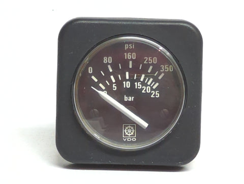 VDO 352 003 Blue Line Boat Marine 2" 12V 350 PSI Oil Pressure Gauge 352-003 352003