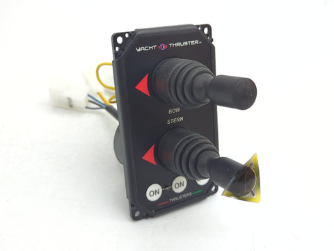 Side Power 8940 Yacht Boat Marine Bow + Stern Thruster Dual Joystick Pane 8940Y