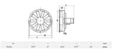 Gianneschi TIL315 MP/0613984 Boat Marine 230V Engine Room Blower Ventilator TIL-315