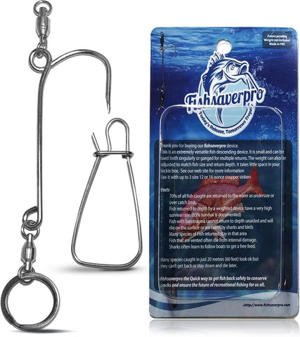 Fishsaverpro Fish Descending Return Device Stainless Steel Deep-Sea Fishing