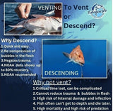 Fishsaverpro Fish Descending Return Device Stainless Steel Deep-Sea Fishing