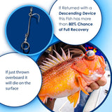 Fishsaverpro Fish Descending Return Device Stainless Steel Deep-Sea Fishing