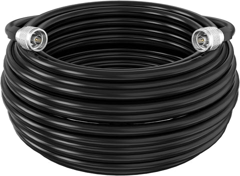 UIInosoo-400 RF0A0236A-CA Ultra Low Loss N-Type 50ft Male to Male Coax Cable