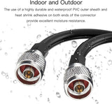 UIInosoo-400 RF0A0236A-CA Ultra Low Loss N-Type 50ft Male to Male Coax Cable