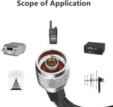 UIInosoo-400 RF0A0236A-CA Ultra Low Loss N-Type 50ft Male to Male Coax Cable