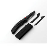 TRUE TRU-FMK-0005 Stainless Steel Pocket Knife with Replaceable Blades