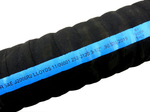 Shields 16-252-3000 Shieldsaust-C 3" X 3' Premium Marine Reinforced Double Wire Corrugated Wet Exhaust and Water Hose