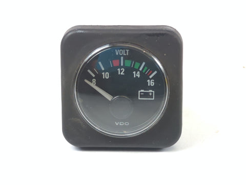 VDO 332 201 Vanguard Series Boat Marine 2" 12V Voltmeter Volt Gauge 332201