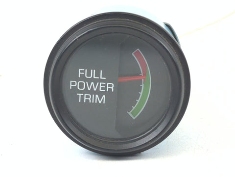 Stewart Warner 479Z Vintage Boat Marine 2" 12V Full Power Trim Gauge