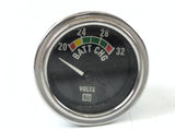 Stewart Warner 82347 Boat Marine Chrome Deluxe 2" 24 Volt Voltmeter Gauge