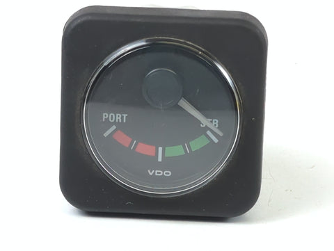 VDO 382 231 Vanguard Series Marine 12V 40-0-40 Rudder Angle Indicator Gauge