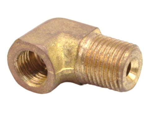 Midland Metal 28-165 28165 Brass 1/8" X 1/8" NPT 90° Degree Street Elbow Pipe Fitting