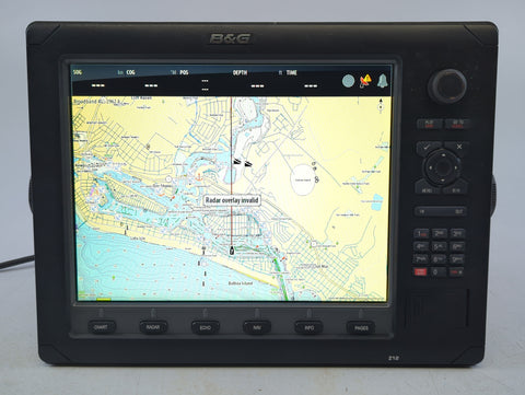 B&G Zeus Z12 Boat Marine 12" Color FishFinder Radar GPS Chartplotter Multifunction Display