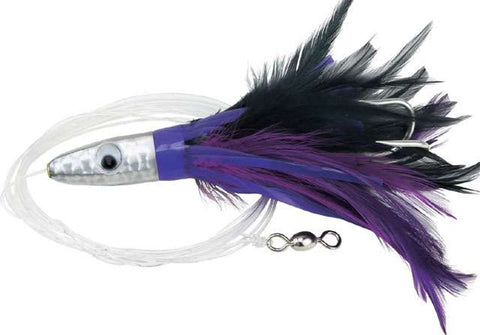 Boone 51432 514 Series Tuna Treat Rigged Purple/Black 1.5oz 6in Fishing Lure