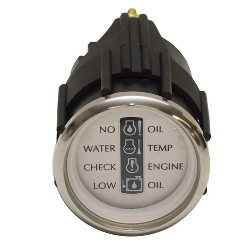 OMC 0775800 Evinrude Johnson Genuine OEM Retro White 2" System Check Gauge 775800