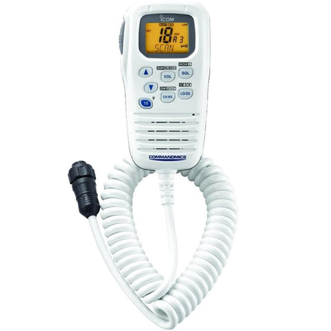 Icom HM-157 CommandMicII IC-M504A IC-M604A Marine VHF Radio Microphone HM-157W HM-157SW