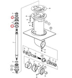 Volvo Penta 3586731 Genuine OEM Sail Boat Drive Lower Gear Unit TH=1,00mm Shim