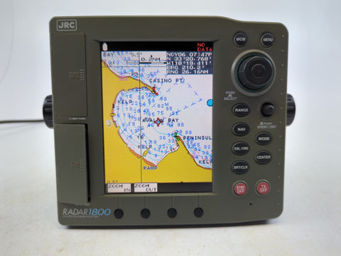 JRC RADAR 1800 NCD-4300 JMA-1100 Color 6.5" TFT LDC Radar GPS Chartplotter Display