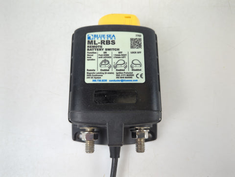 Blue Sea 7702 ML-RBS ML-Series Locked Off 24 VDC 500A Remote Battery Switch